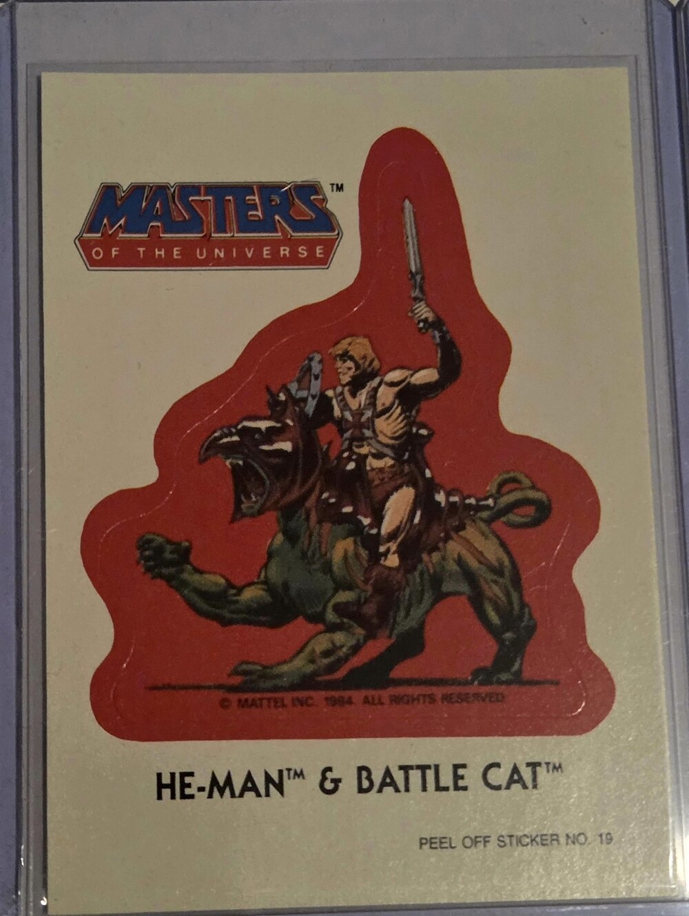 Vintage 1984 Topps Masters of the Universe Card Lot - He-Man, Skeletor, EUC, 80s - Picture 8 of 9